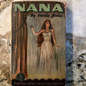 Rare Vintage Nana book by Emile Zola pocketbooks 1942